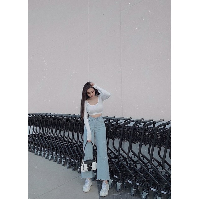 Áo Croptop Body Cổ Chữ U Cực Quyến Rũ - MS : Z03