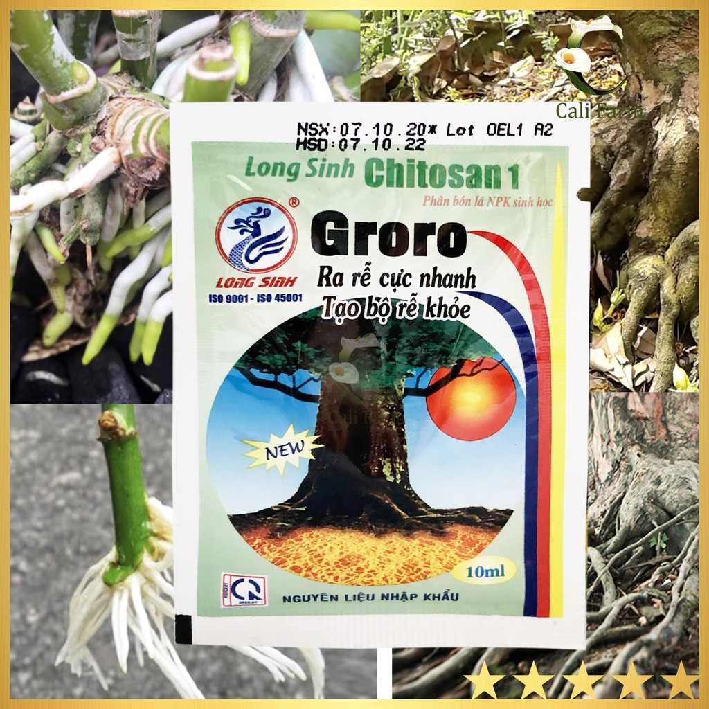 Phân bón lá kích Ra rễ cực mạnh Groro gói 10g