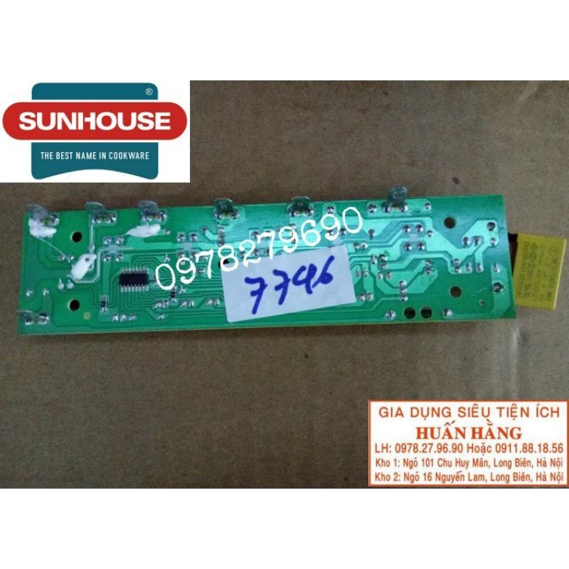 BO MẠCH, BƠM NƯỚC, MOTTOR ĐẢO GIÓ và ĐIỀU KHIỂN QUẠT ĐIỀU HOÀ SUNHOUSE SHD7746 SHD 7746