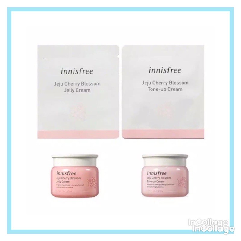 Sample Kem Dưỡng Ẩm Ban Đêm Dưỡng Da Hoa Anh Đào Innisfree Jeju innisfree Cherry Blossom Jelly Cream Hàn Quốc