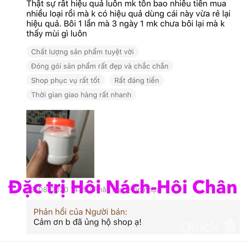 150gr Bột phèn chua chưng cất nhà làm Siêu mịn, hiệu quả 100%, khử mùi hôi Nách,Hôi Chân