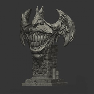 File in 3D Joker Face - Bust