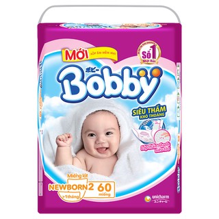 Miếng lót sơ sinh Bobby NB2 60 miếng