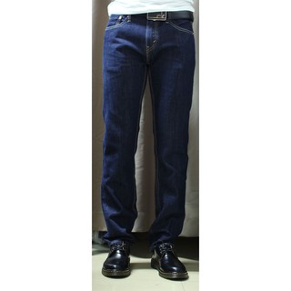 Quần Jeans ống suông nam màu xanh than