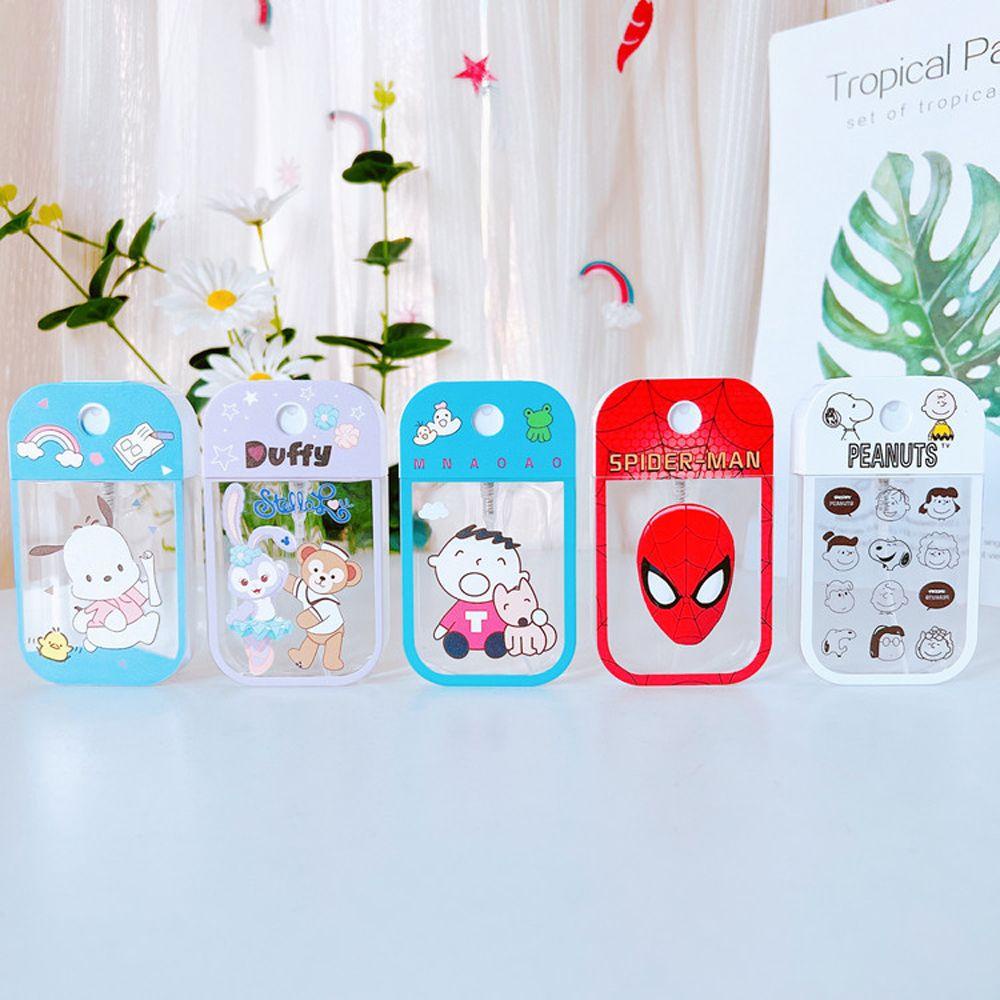 Chai Xịt Đựng Mỹ Phẩm 45ml Trong Suốt Mymelody Spider Man Totoro Dành Cho Đi Du Lịch