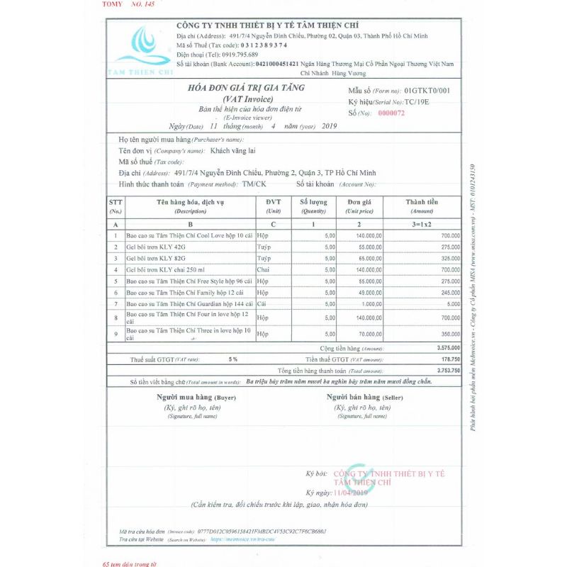 Gel bôi trơn chống viêm KLY chính hãng