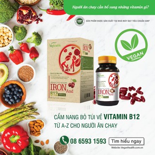 Vitamin Iron & B12 Dành Cho Người Ăn Chay