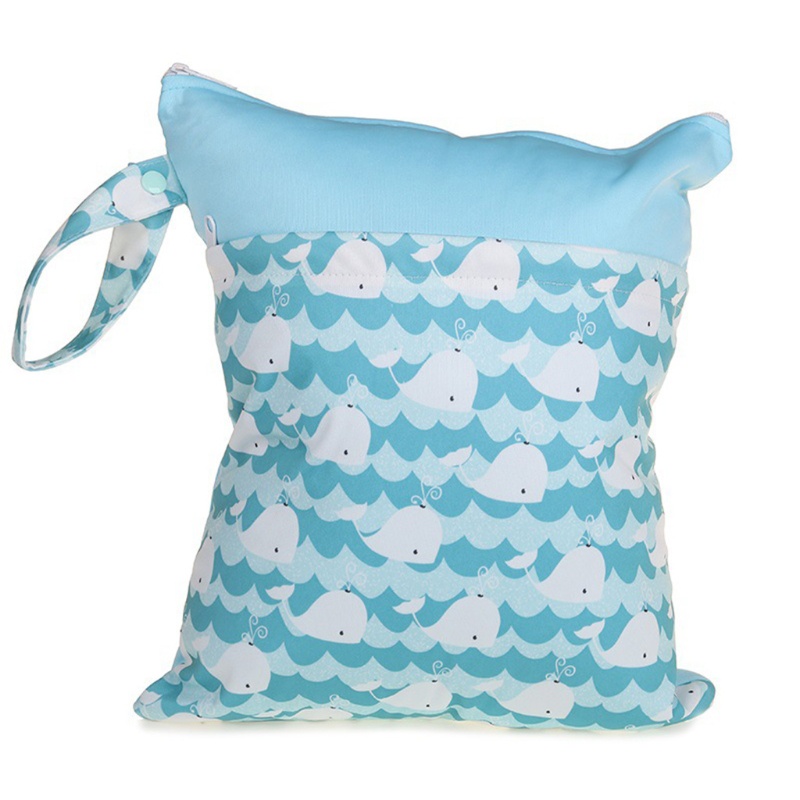 Túi Đựng Bỉm Chống Thấm Nước Tái Sử Dụng Được Kích Thước 30x36cm