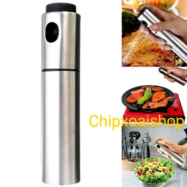 Chai Xịt Dầu Dấm Inox Cao Cấp