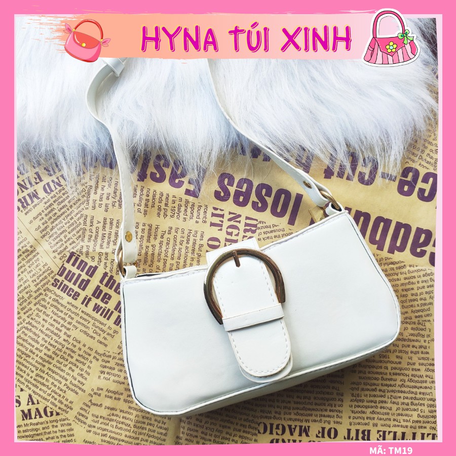 Túi xách nữ túi kẹp nách nữ mini khóa đẹp hot trend đi chơi, dự tiệc - Hyna TM03