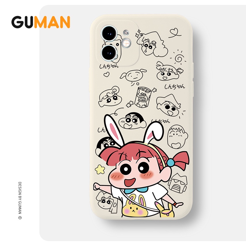 Ốp lưng GUMAN chống sốc cặp đôi dễ thương đẹp cho iPhone 14 13 12 11 Pro Max SE 2020 X XR XS 8 7 ip 6S 6 Plus kute XYB14 138