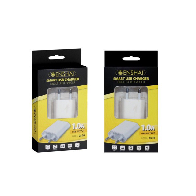 Sạc AC Genshai Smart GS06 (dẹt)