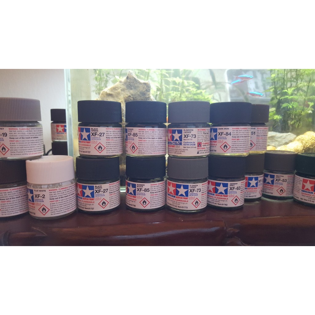 Sơn mờ gốc nước Tamiya 10ml (XF50-XF69)