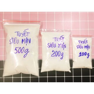 Tuyết nhân tạo siêu mịn dùng làm slime mây (100g)