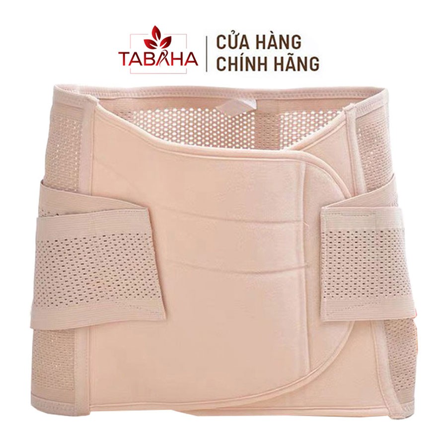 Đai Nịt Bụng Cao Cấp 2 lớp Bản to, Chống cuộn, Chống gãy gập, Định hình TABAHA