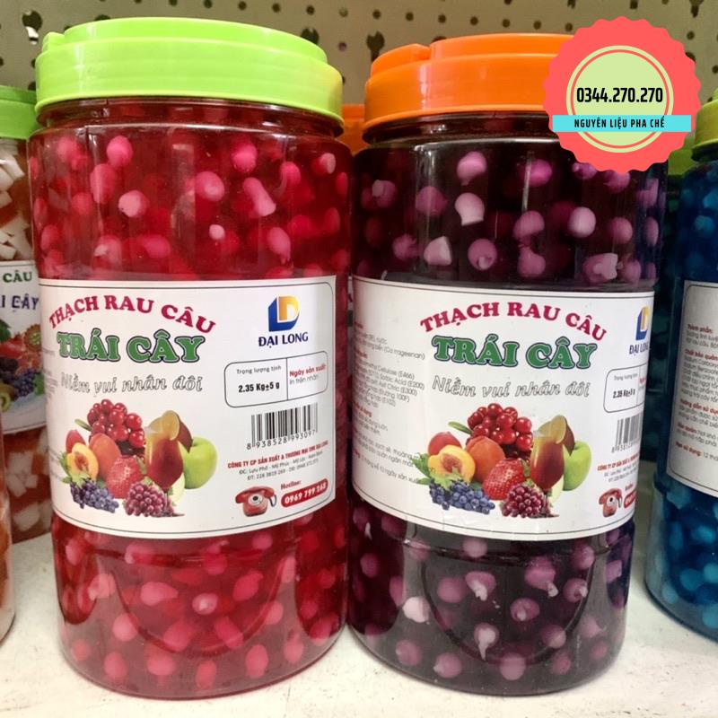 Thạch rau câu trái cây 3D Đại Long- Hũ 2,5kg