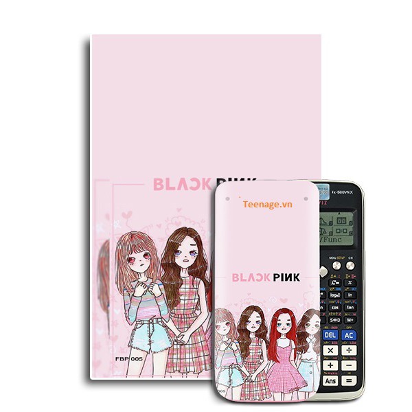 Decal trang trí máy tính Casio/Vinacal Fans BlackPink 005