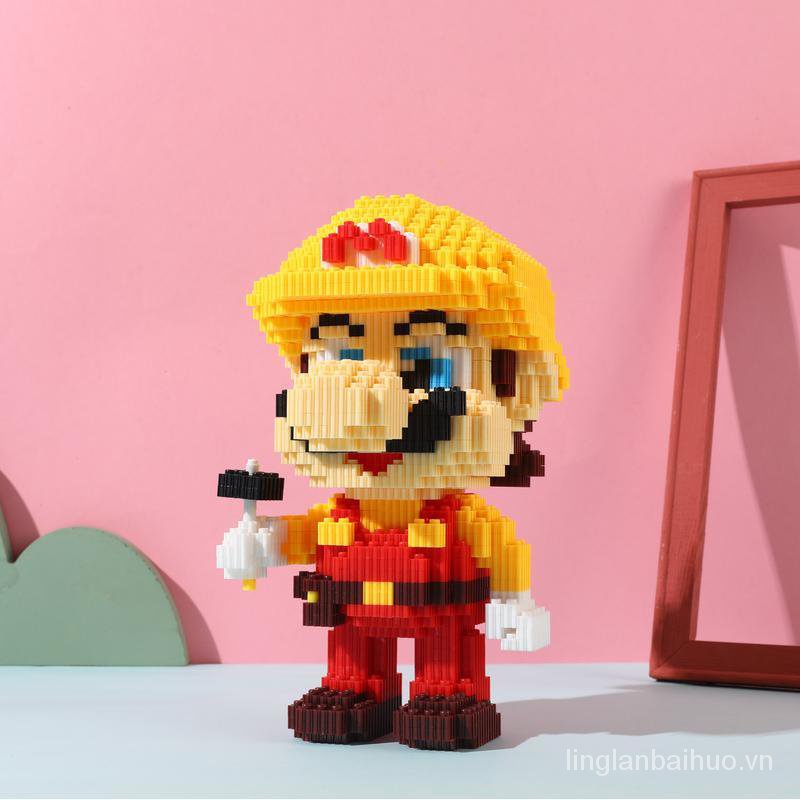 Đồ chơi lắp ráp lego nhân vật Mario cỡ nhỏ 2aQs