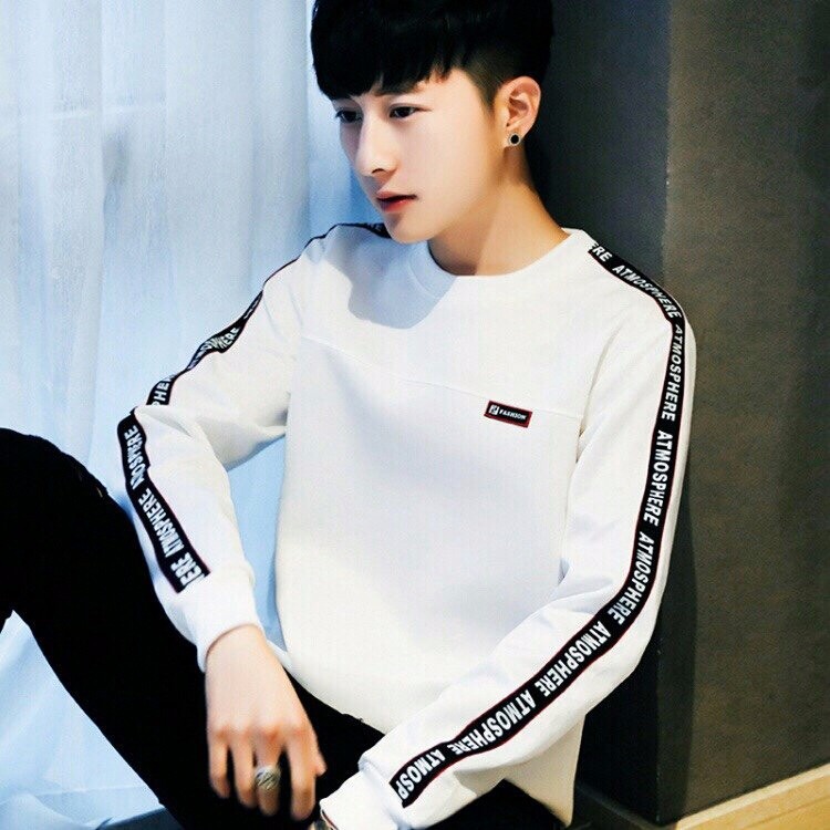 Áo thun nam dài tay teen 03 (đen, trăng, đỏ) | BigBuy360 - bigbuy360.vn