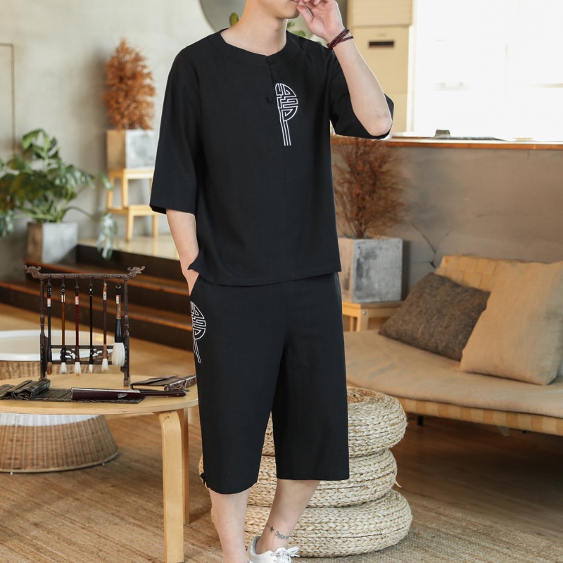 [Xả kho giá gốc] Bộ đũi nam đẹp dáng lửng, Mẫu mới về hàng, Chuẩn phom dáng, Đẹp chất liệu, Cá tính, Năng động,...