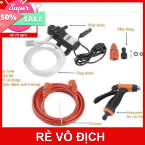 Bộ Máy Bơm Áp Lực Xịt Rửa Xe, Vệ sinh máy lạnh Mini GRO V2