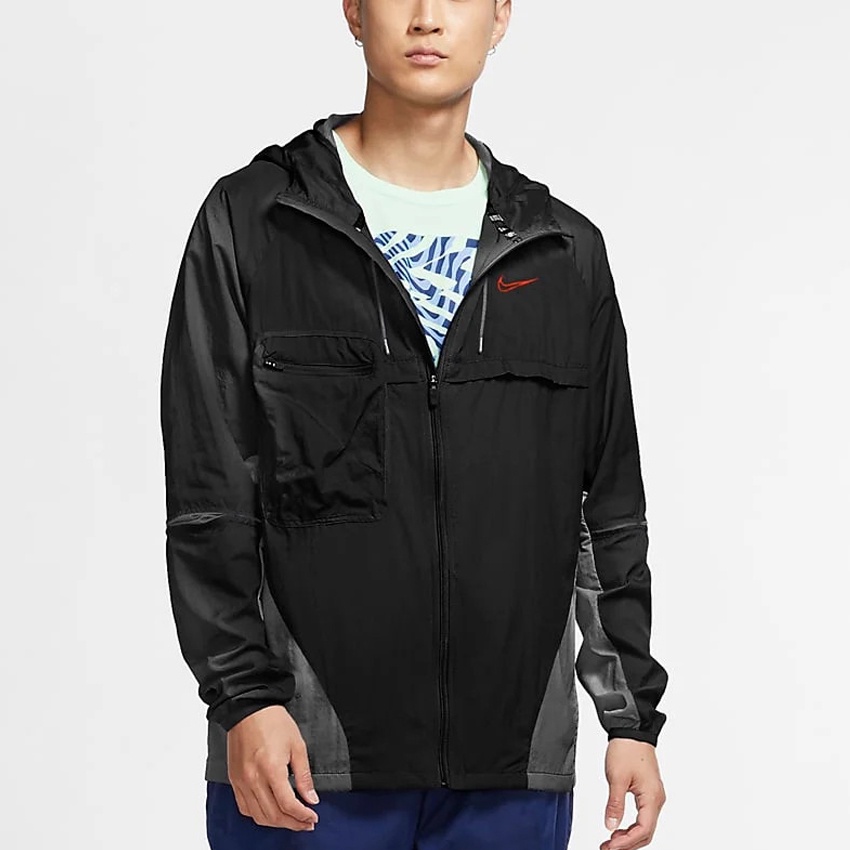 ÁO KHOÁC NIKE PX FULL ZIP HOODED JACKET - BLACK / GREY