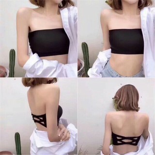 Áo Bra Su Ngang  - Áo bra mặc váy hở lưng- Ống Cúp Cài Sau