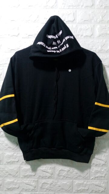 Áo hoodie sọc đen free size (kèm ảnh thật) | BigBuy360 - bigbuy360.vn