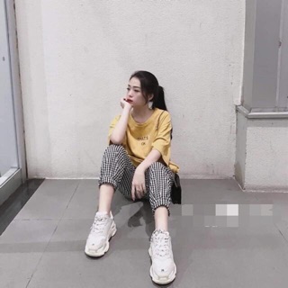 Quần kẻ baggy siêu chất (gạt xem ảnh thật)