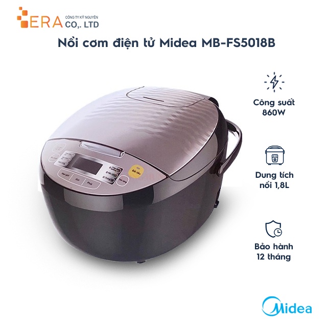 Nồi cơm điện tử Midea MB-FS5018B