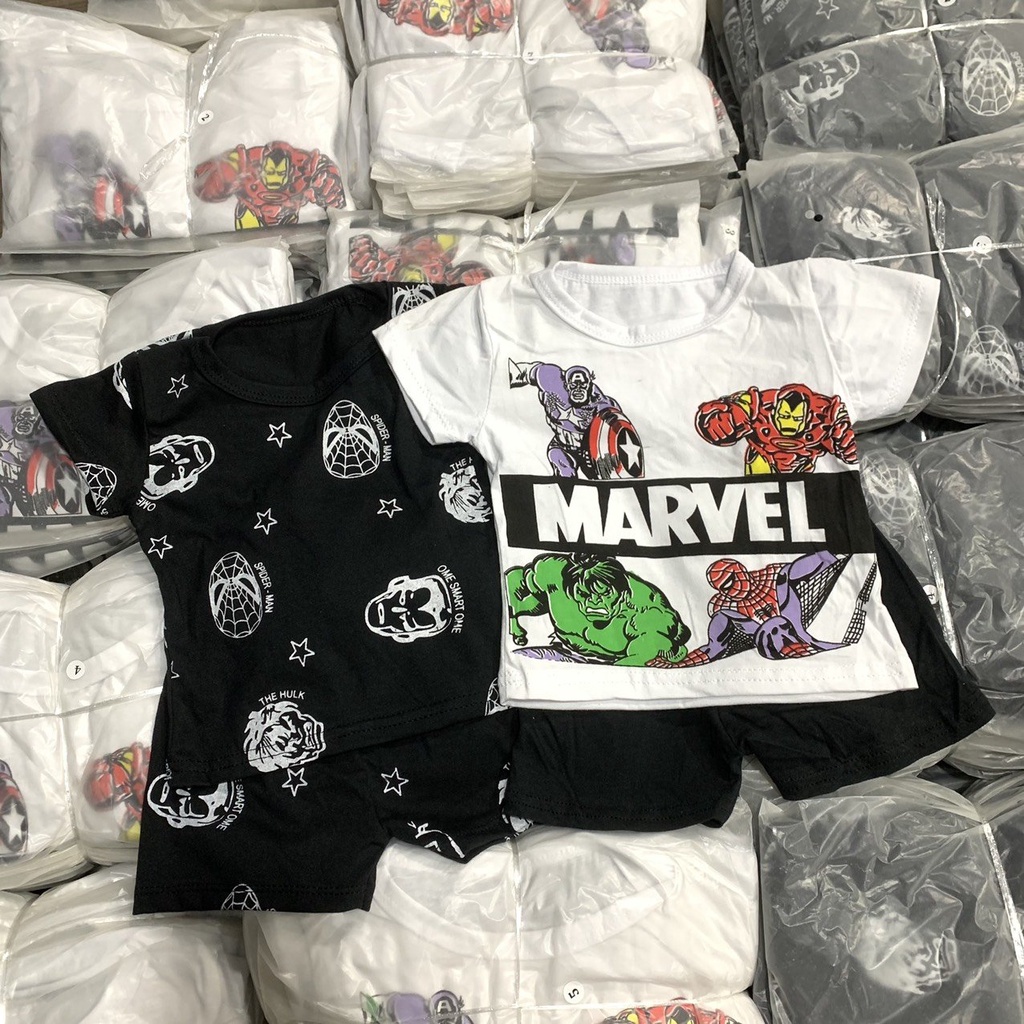 Bộ cộc tay cho bé trai, đồ bộ quần áo cộc tay chất cotton AM872 TTR221