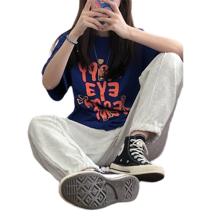 Áo Thun Ngắn Tay Form Rộng Phong Cách Hàn Quốc Dành Cho Nữ 3XL