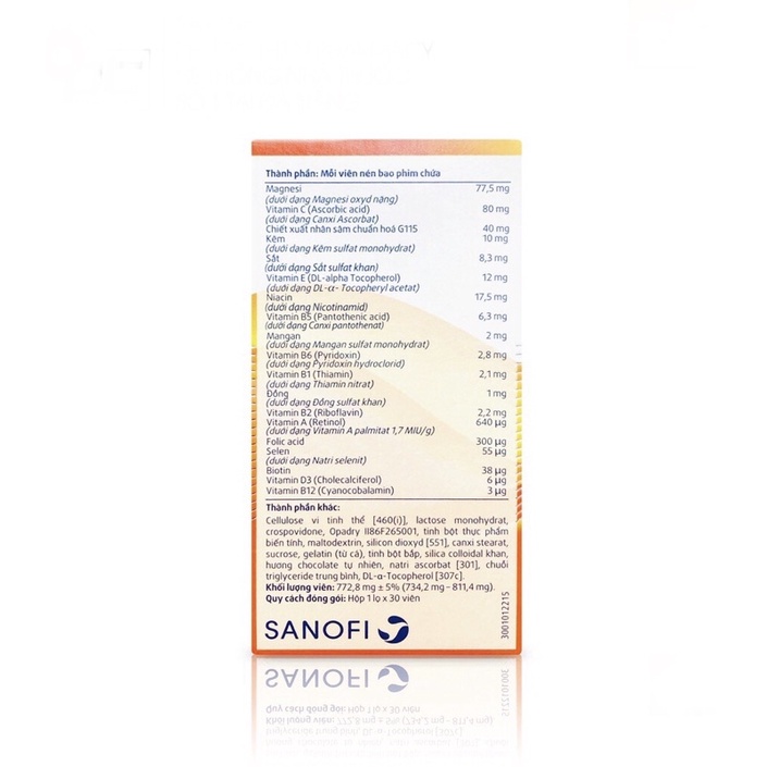 [ Hàng Chính Hãng ] Pharmaton viên uống bồi bổ, tăng cường sức khoẻ - Hộp 30 viên