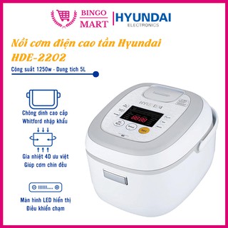 Nồi cơm điện cao tần hde 2202 - dung tích 5l