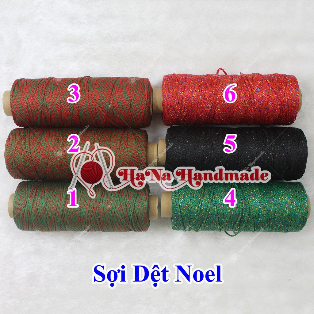 Sợi Dệt Noel /sợi dệt noel 30k/cuộn