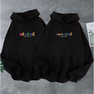 Áo hoodie nỉ mũ đã có bồ, chưa có bồ