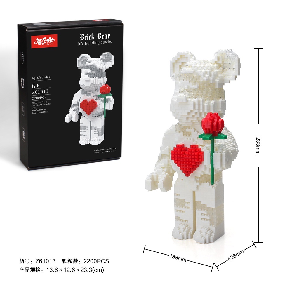 Đồ Chơi Lắp Ráp Hình Chú Gấu Độc Đáo