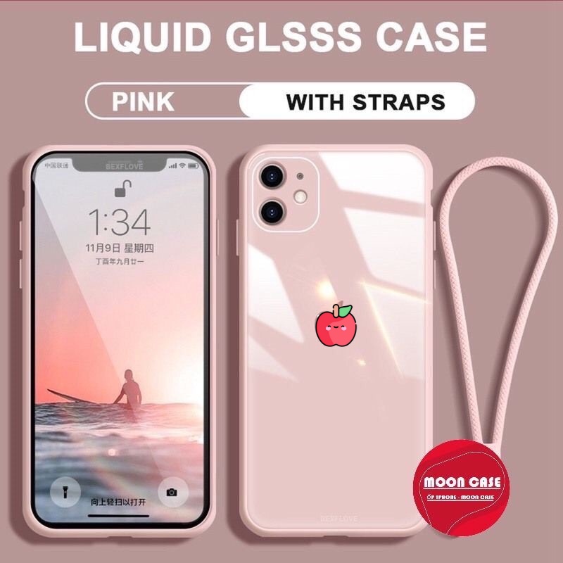 Ốp lưng tráng gương logo táo cho iphone 5/5s/6/6plus/6s/6splus/7/7plus/8/8plus/x/xr/xs/11/12/13/pro/max/plus/promax