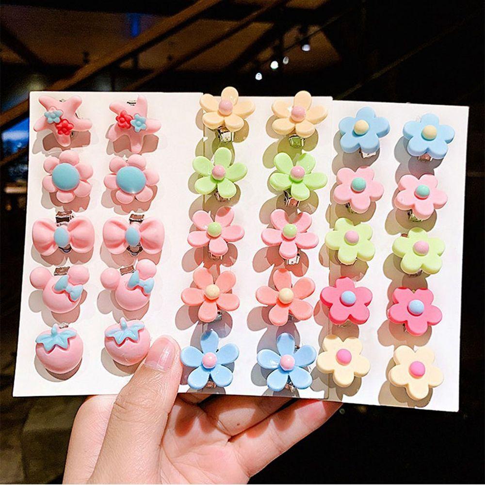 Khuyên Kẹp Vành Tai Họa Tiết Hoa Cúc Hoạt Hình Dễ Thương Cho Bé Gái