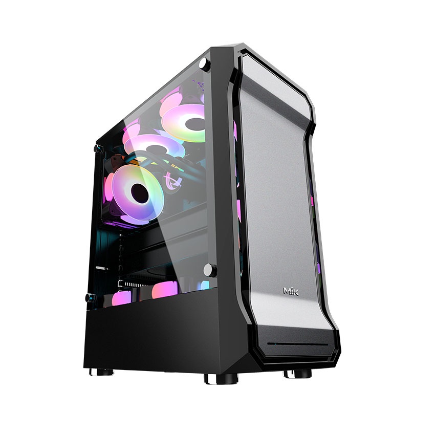 Vỏ Case MIK AH01 – BLACK (Mid Tower/ Màu Đen) - Bảo Hành Chính Hãng 24 Tháng | BigBuy360 - bigbuy360.vn