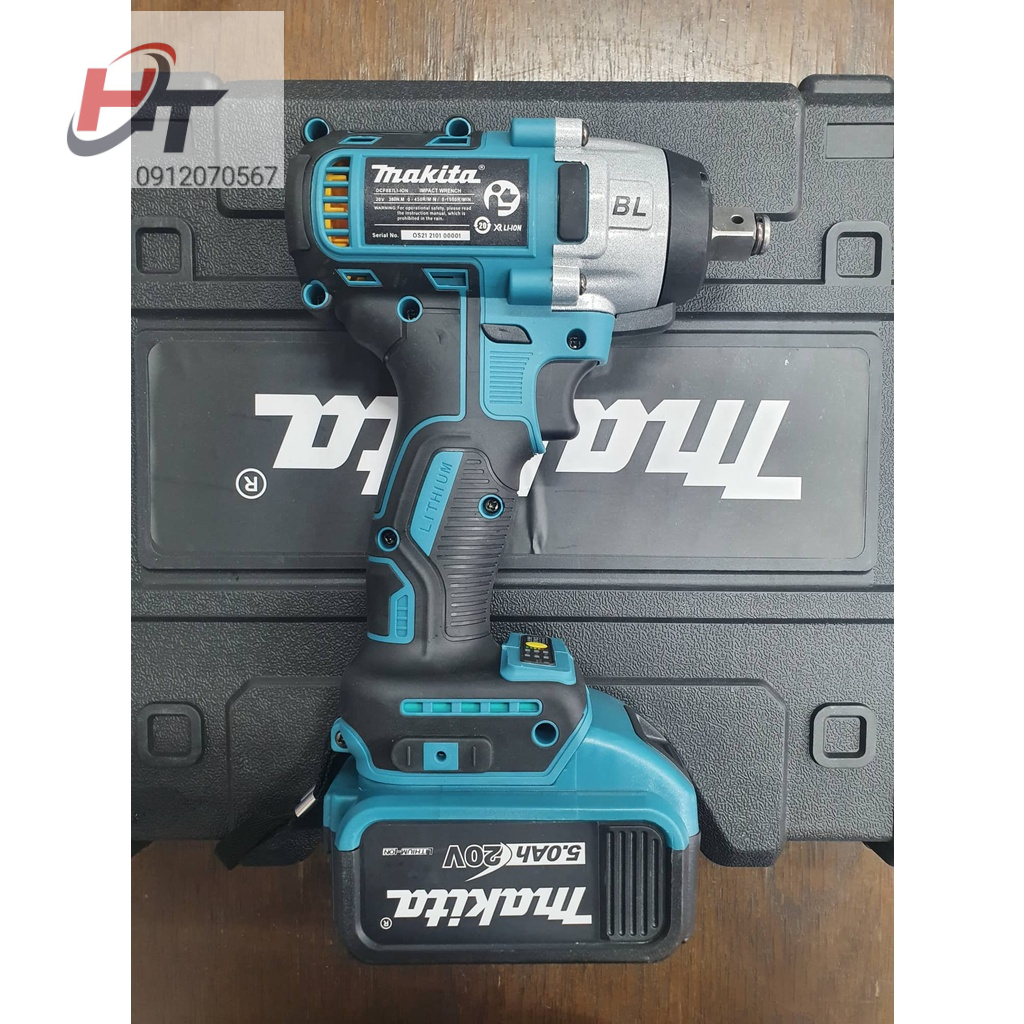 Máy Siết Bulong MAKITA 20V Không Chổi Than Pin 10 cell hàng chất lượng cao