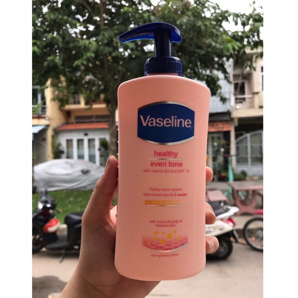 Sữa dưỡng thể Body dưỡng trắng da, dưỡng ẩm toàn thân Vaseline Healthy White