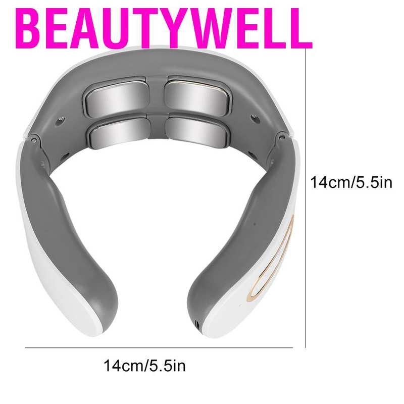 Beautywell Electric Neck Massager Pulse Cervical Vertebra Pain Relief Health Care Tool