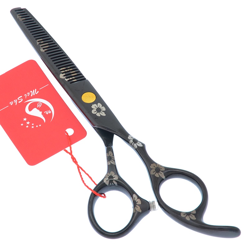 Bộ kéo cắt tóc Meisha A0173A 5.5" 6.0" 440c màu đen chuyên nghiệp