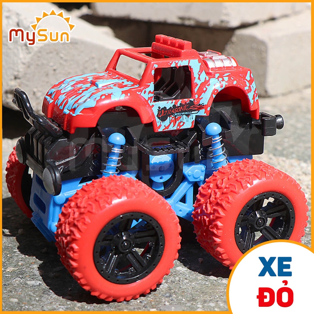 Đồ chơi xe ô tô vượt địa hình 4 bánh nhào lộn 360 độ trẻ em MySun