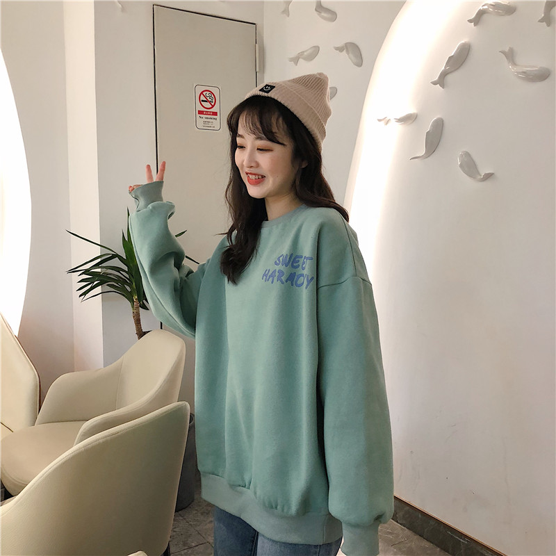 Áo tay dài dáng rộng kiểu dáng thời trang dễ thương cho nữ vào mùa thu | BigBuy360 - bigbuy360.vn