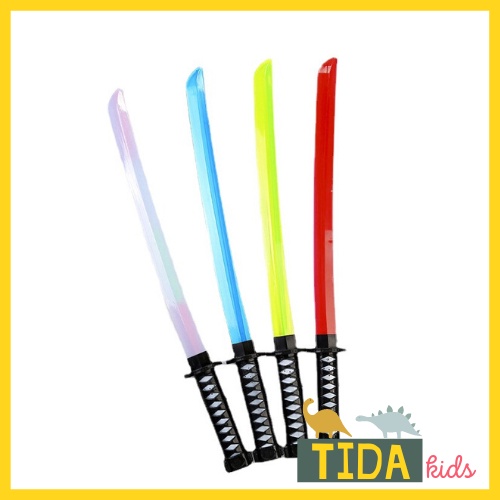 Kiếm Nhựa Đồ Chơi Katana Trẻ Em Có Vỏ Phát Sáng Siêu Nhân Samurai Cho Bé Chơi Trung Thu, Đồ Chơi Giải Trí TiDa Kids Shop