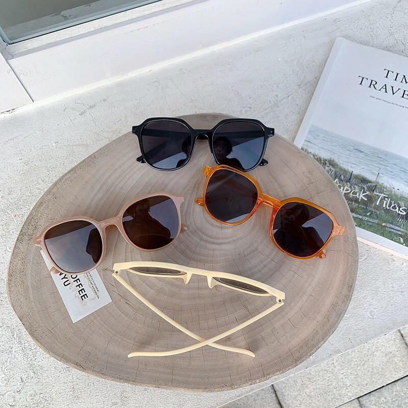 Măt Kính Unisex Nam nữ form đa giác 9800 Phong Cách Hàn Quốc - Hata24h