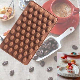 Khuôn tạo hình bánh bằng silicone hình 55 hạt cà phê