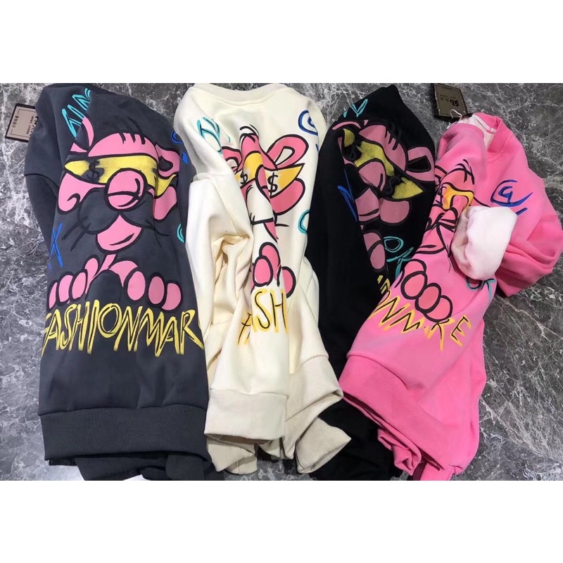 Áo Nỉ Cổ Tròn, Nỉ Da Cá, Hổ Hồng Alexandre. | BigBuy360 - bigbuy360.vn